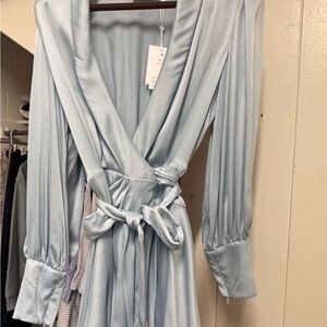 Zimmermann Women's Light Blue silk dress